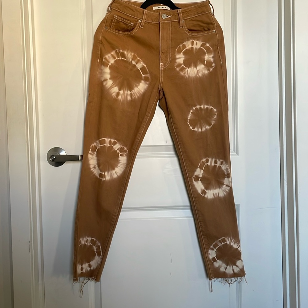 Tan tie dye pacsun pants size 26